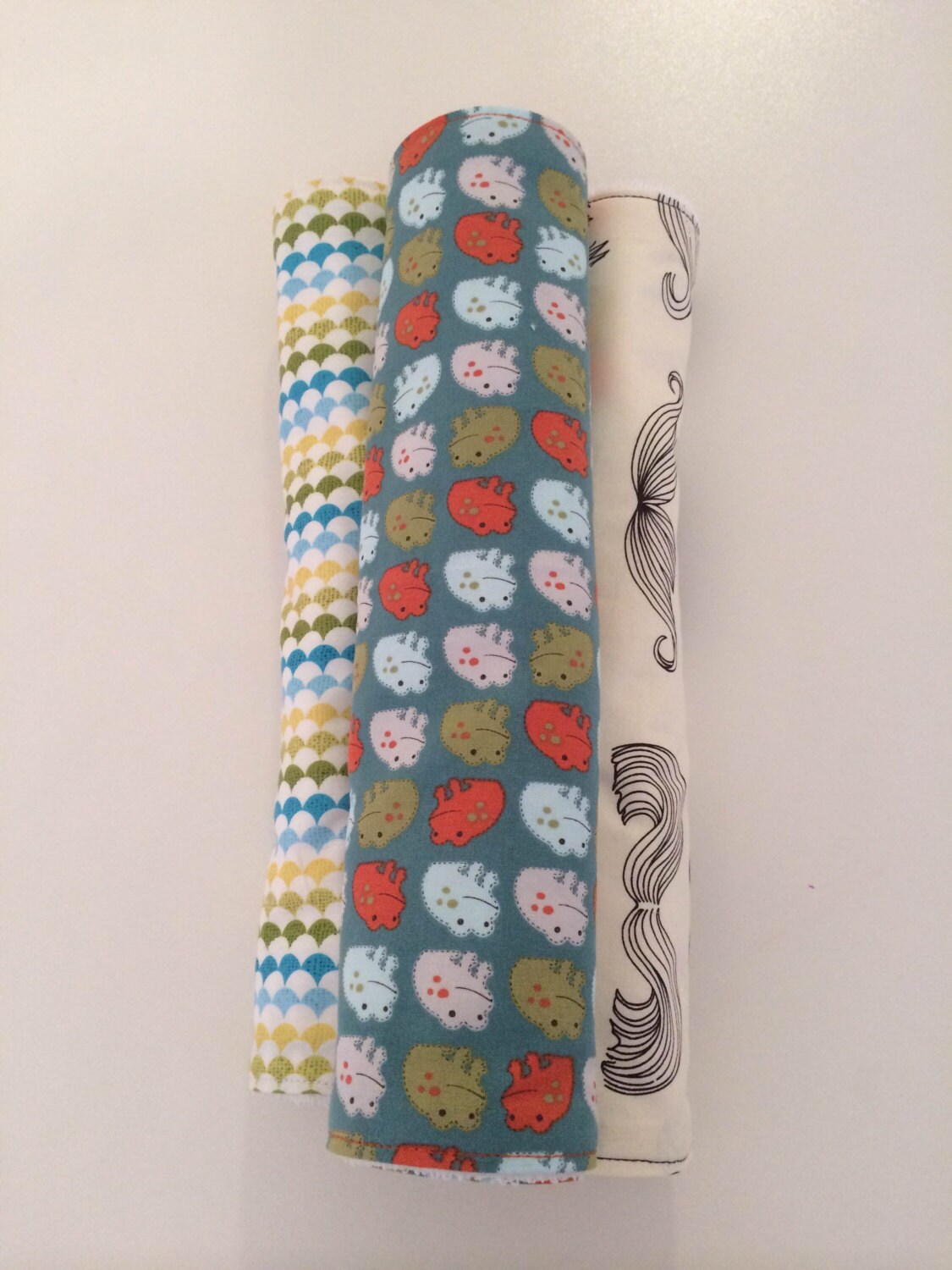 Custom Burp Cloths pack of 3