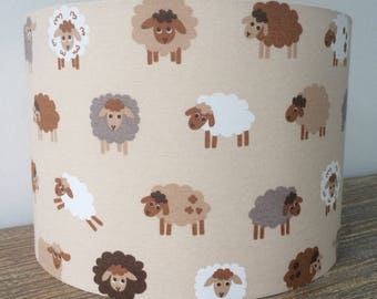 Sheep Drum Lampshade. 15/20/30cm