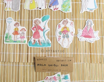 Ghibli Mega (Pack of 8 stickers)