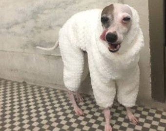 SuperFuzz *Softer then EVER!* 2.0 (2017 NEW COLORS!) 2 Leg And 4 Leg Small Dog Pajamas