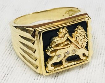 Sterling Silver Lion of Judah Ring Lion of Judah Ring Signet