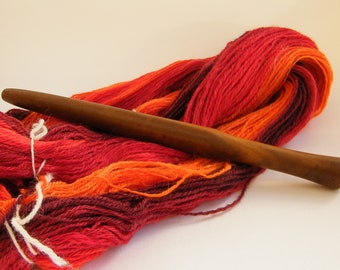 Nostepinne. Hand turned wool winder.
