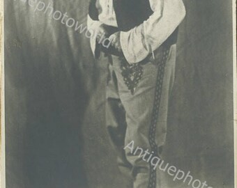 Russian actor Nelep antique theater photo