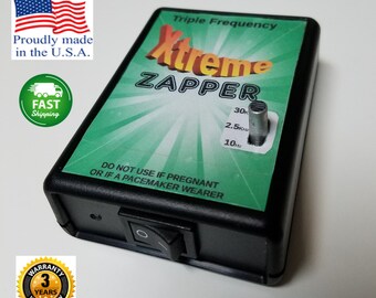 Parasite Zapper - Hi-Power 9 volt Xtreme Mk2 Triple Frequency Hulda Clark Zapper - Better than Extreme Z4ex