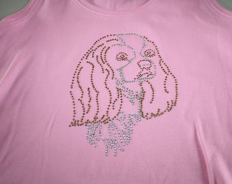 rhinestone tank top cavalier king charles