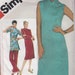 Vintage Simplicity 5137 UNCUT Misses Asian, Oriental Dress, Tunic and Pants Geisha Costume Sewing Pattern