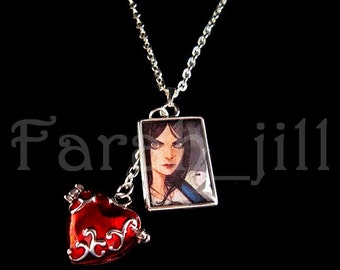 Alice: Madness Returns American McGee's Alice - photo w/ locket necklace pendant Jewelry
