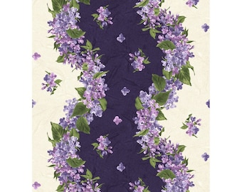 ON SALE 1/2 Yard Maywood Studios Fresh Lilacs 8601-V