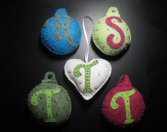 Personalized Felt Christmas Ornament