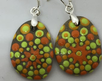 Summer Jewellery-Mandalastein earrings-Summer colours