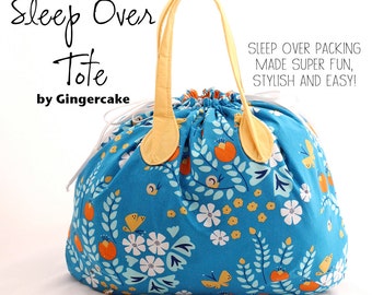 Sleep Over Tote PDF Sewing Pattern
