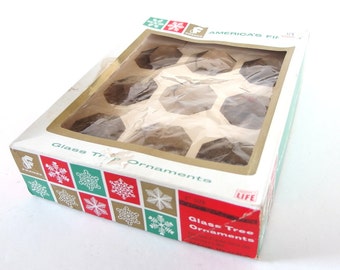 Vintage Empty Franke Christmas Ornament Box