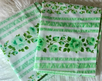 2 Vintage Floral Pillowcases