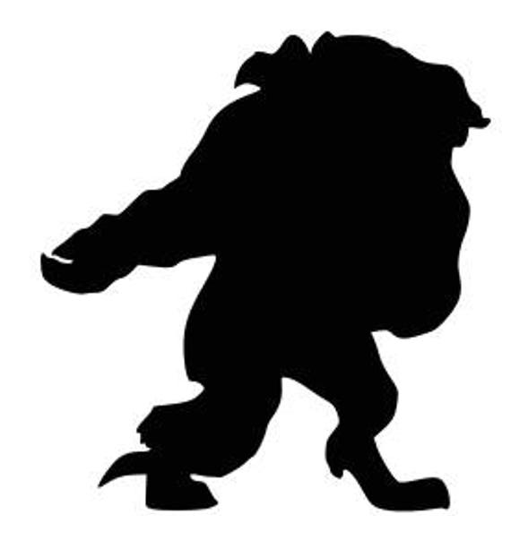 SVG disney beast silhouette beauty and the beast belle