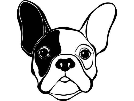 Download French Bulldog #4 Dog Breed K-9 Animal Pet Puppy Paws Canine Hound .SVG .EPS .PNG Digital ...