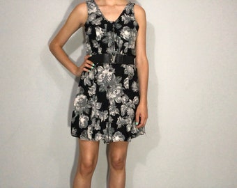1990s floral romper