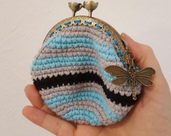 Crochet Spring Themed Coin Purse