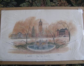 Iowa State University By P. Buckley Moss