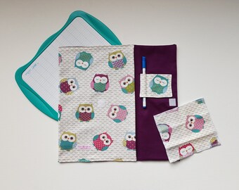 Slate with cloth pouch