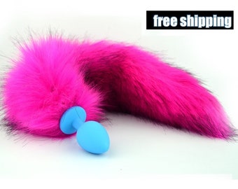 fox tail butt plug sensual toys