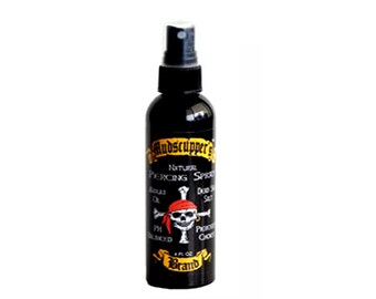 Body Piercing Spray - Sea Salt Piercing Aftercare - 4 oz