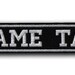 CUSTOM Your Name Tag PATCH Embroidered - Airsoft - Biker / SEW on