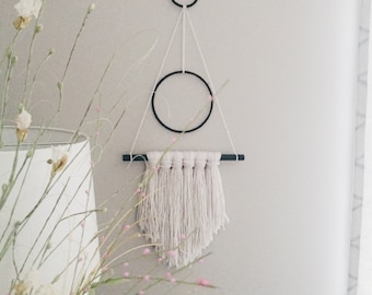 Boho Wall Decor, Yarn Wall Hanging, Modern Home Decor