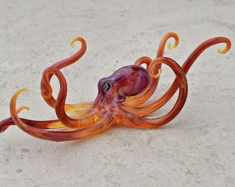 Glass Octopus Ornament