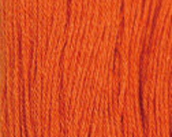 Daruma Yokota Sashiko Thread (Thin Type) #21 Persimmon – Solid Colour in 40m or 170m skein