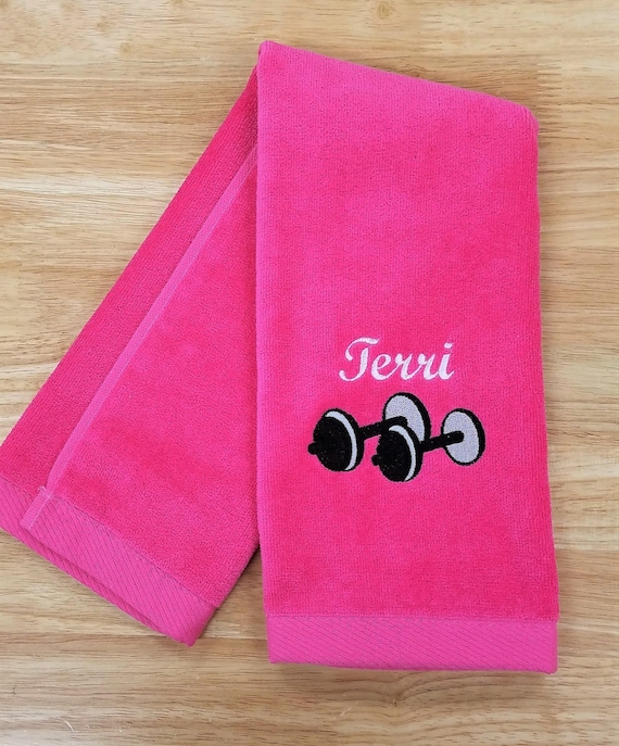 Sport Towel Personalized Gym Exercise Towel Embroidered