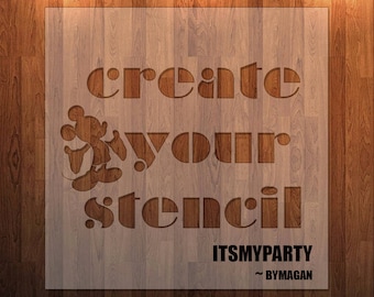 Create Your Own Stencil || Custom Stencils || Reusable || Durable || Easy to Clean