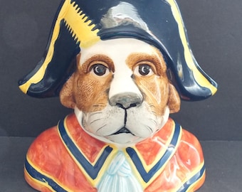 Sigma Tastesetter Dog Wearing Tricorne Hat Coin Bank
