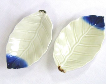 Japanese Ash Leaf Appetizer Plates