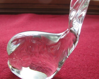 Whale Paperweight, Vintage