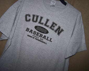 TWILIGHT CULLEN BASEBALL Forks T Shirt