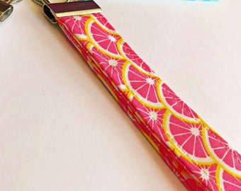 Keychain Wristlet, Key FOB, Monogram Keychain Wristlet