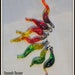 Made to Order - Glassblower Inspired Drops, Pendants or Headpins - set of 7. Your choice of color(s) - Inspired by Chihuly