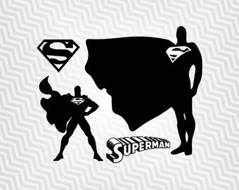 Download SUPERMAN SVG SET Superman cut files Superman vector