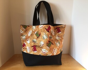Large Tote Bag, Reusable Bag, Grocery Bag
