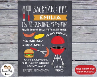 bbq party invitation bbq birthday party invitation