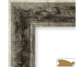 Craig Frames, 8x10 Inch Vintage Silver Picture Frame, 2" Wide (2123060810)