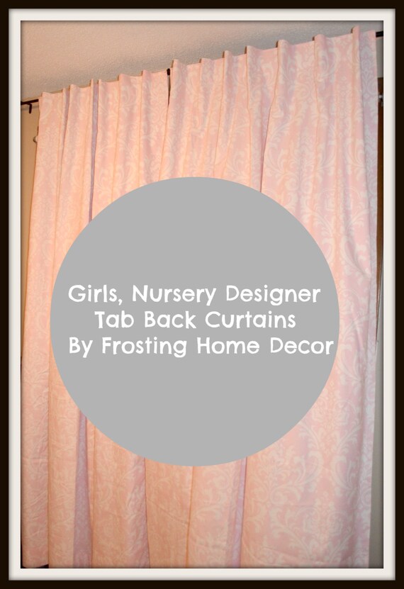 Little Girl's Curtains. Window Treatments Drapes Nursery