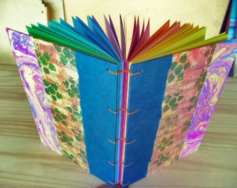 Rainbow book. Journal, sketch book, book of secrets...