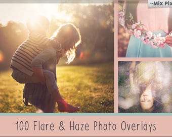 Sunlight flare photoshop overlays, Haze photo Overlay, Sunlight Photoshop, sunbeams, natural sun, photography effects, add sunlight actions