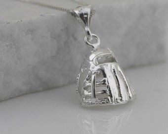 Baseball Glove Sterling Silver pendant, Silver Baseball Glove Necklace, Sterling Silver Softball Glove Charm, Baseball Player, MLB