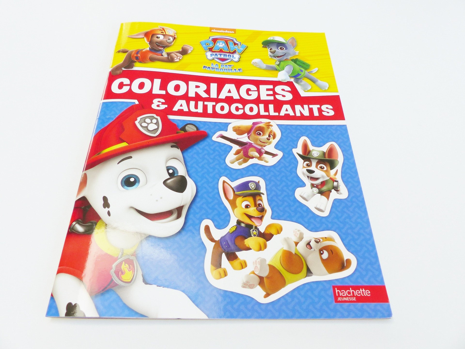 Description PAT PATROUILLE livre de coloriage et d autocollants paw patrol stickers