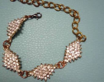 Diamond gem bracelet