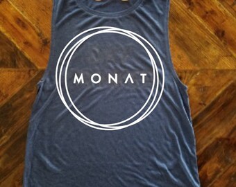 Monat Muscle Tank / Monat Shirt / Hair Quote Shirt / Monat Shirt / Hairdresser Shirt / Boss Babe / Mom Boss / WAHM / MLM