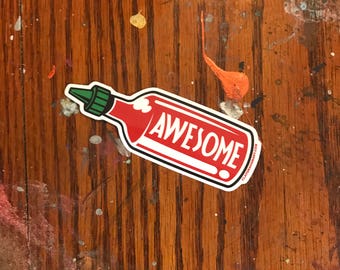 Awesome Sauce vinyl sticker