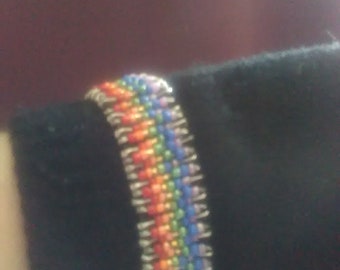 Rainbow Safety Pin Bracelet